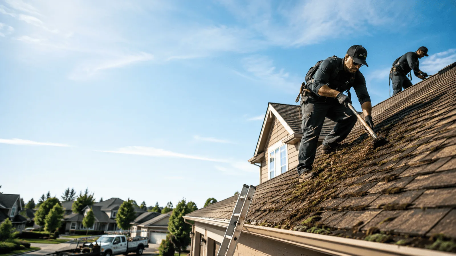 Roof Moss Removal in Silverwood, MI near me